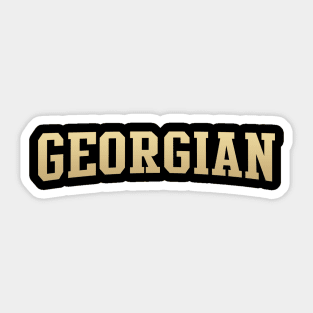 Georgian - Georgia Native Sticker